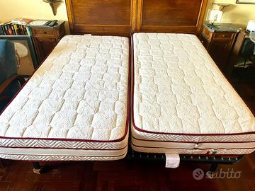 Coppia di materassi Uniflex antiacaro e memory