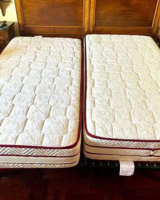 Coppia di materassi Uniflex antiacaro e memory