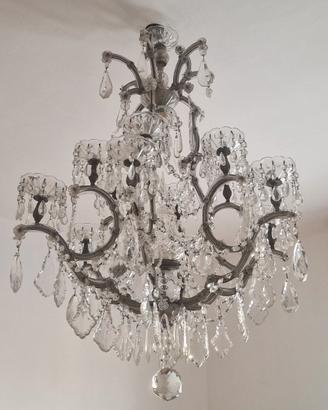 Lampadario di cristallo 