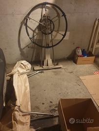 timone con colonnina vela 