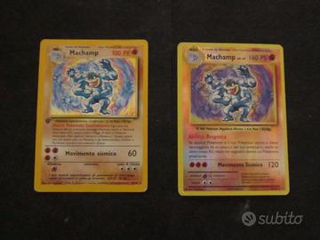 Pokemon Machamp PRIMA EDIZIONE Carte Ita 8/102