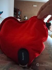 borsa d'acqua calda a forma di cuore 