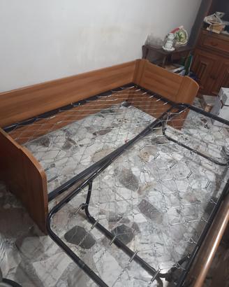 Letto a cassettone estraibile 