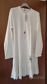 camicia da notte caldo cotone