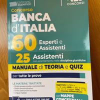 Manuale teoria e quiz Concorso Banca d’Italia 2025