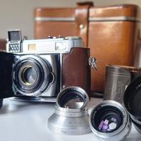 Kodak retina iiic Set e lenti - Custodia e Borsa