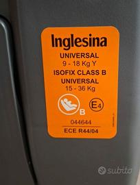 Seggiolino auto Inglesina Newton I-fix 1.2.3.