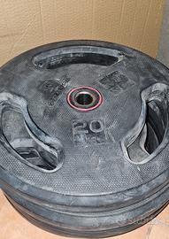 4 dischi 20 kg domyos