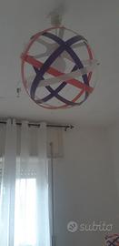 Lampadario con lumi da cameretta