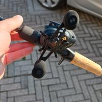 canna casting con mulinello, full seika 