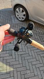 canna casting con mulinello, full seika 