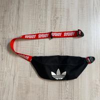 marsupio adidas nero e rosso