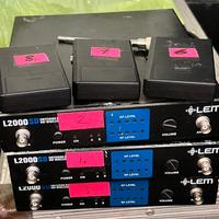 N° 4 radiomicrofoni lem  l2000sd in blocco