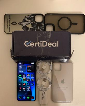 Iphone 11 pro max 256 gb verde notte, batteria nuo