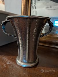 Vaso peltro BEPA doppi manici