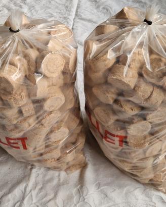 Tronchetti/Bricchetti di segatura Pressata 