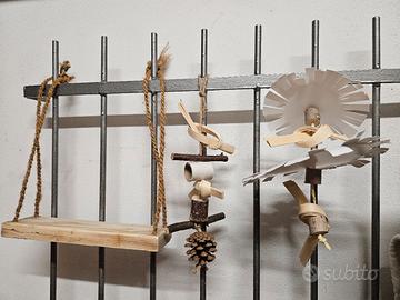 giochi e accessori per pappagalli 