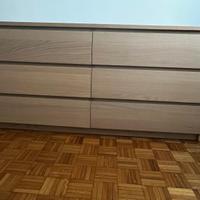 MALM Cassettiera con 6 cassetti