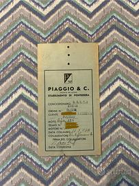 Vespa bacchetta V1 1949