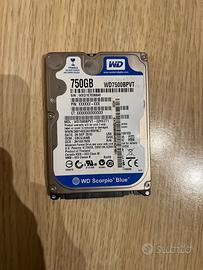 Hard disk 750 gb