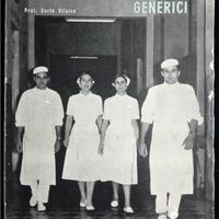 Vintage. L’infermiere e l’infermiera generici.