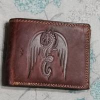 Portafoglio artigianale in vera pelle