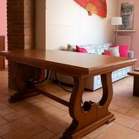 Tavolo Arte Povera In Legno Massello.