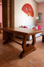 Tavolo Arte Povera In Legno Massello.