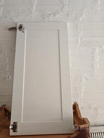 Anta pensile cucina IKEA Metodo bianca + cerniere