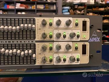 Equalizzatore Apex DBQ Zero 1/3 di ottava