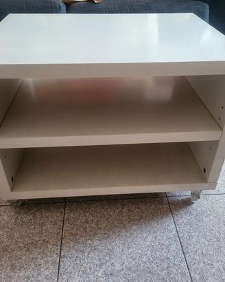Ikea tavolino mobiletto doppio scomparto con ruote