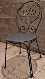 Sedia in ferro, perfetta e robusta