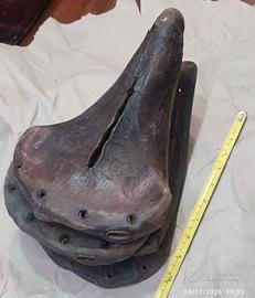 lotto Selle biciclette copertura Vintage in cuoio