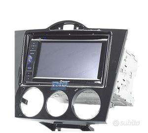 CORNICE NERA LUCIDA RADIO 2-DIN PER MAZDA RX-8 03-