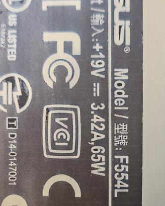 SK MADRE ASUS F554L