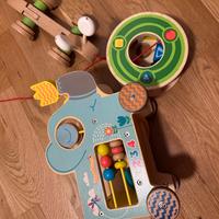 Set giochi in legno trainabili