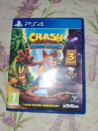 crash bandicoot per ps4 (3 giochi)