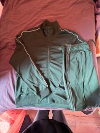 Green Lacoste Tracksuit