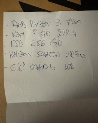 Notebook HP nuovo sigillato nel suo imballo