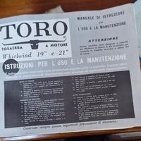 Manuale tosaerba Toro Whirlwind 19" e 21"