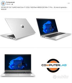 HP 450 G9 15.6" FullHD Intel Core i7-1255U 16GB