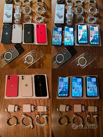 4 Apple iPhone 12 e 3 Apple iPhone 11 128gb e 64gb