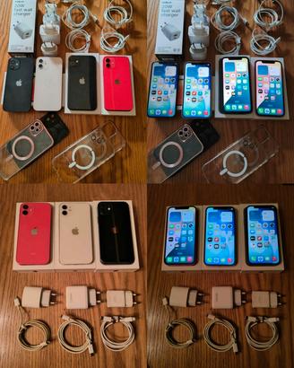 4 Apple iPhone 12 e 3 Apple iPhone 11 128gb e 64gb