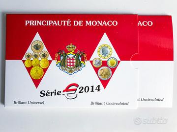 Serie divisionale Monaco Euro 2014 FDC