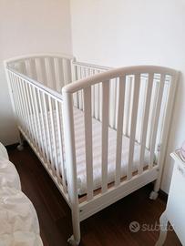 Lettino Pali Ciak con materasso foppa pedretti