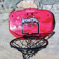 Tarmak Canestro a parete portatile rosso decathlo
