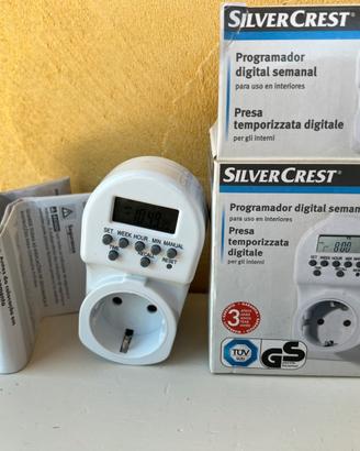 Timer digitale settimanale silver Crest