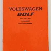 depliant Volkswagen Golf 