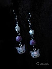 orecchini Kuromi Kawaii 