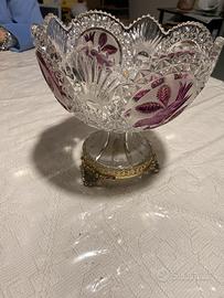 Centrotavola in vetro vintage